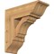 Ekena Millwork Olympic Traditional Smooth Bracket w/ Offset Brace, Western Red Cedar, 7 1/2"W x 20"D x 20"H BKT0806X20X20OLY01SWR - alternate 1